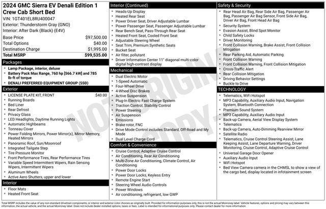 2024 GMC Sierra EV Denali Edition 1