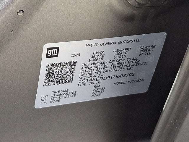Used 2026 GMC HUMMER EV Pickup Available in Watertown, CT | Stock #A603702