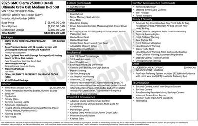 2025 GMC Sierra 2500 HD Denali Ultimate