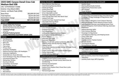 2025 GMC Canyon Denali