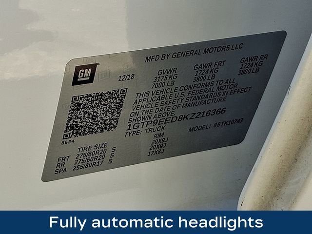 2019 GMC Sierra 1500 AT4