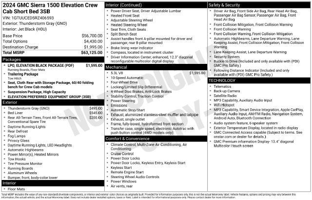 2024 GMC Sierra 1500 Elevation