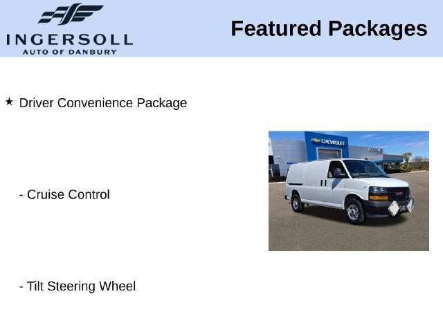 2020 GMC Savana Cargo 2500 RWD 2500 Regular Wheelbase Work Van