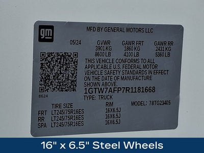 2024 GMC Savana Cargo 2500 Work Van