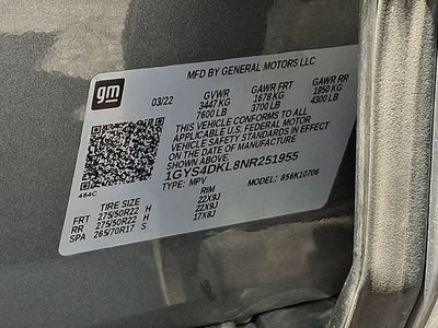 2022 Cadillac Escalade Premium Luxury Platinum