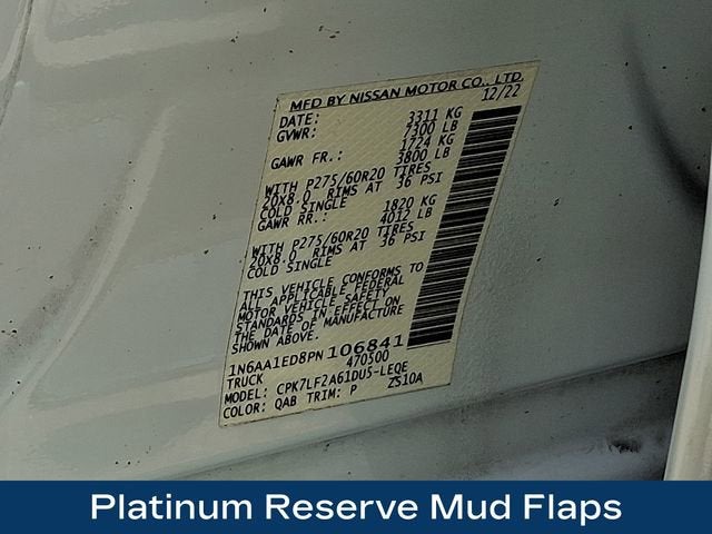 2023 Nissan TITAN Crew Cab Platinum Reserve 4x4