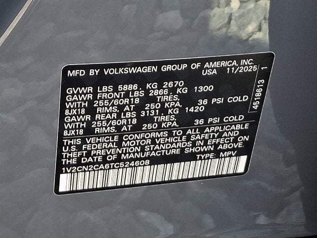2026 Volkswagen Atlas Peak Edition