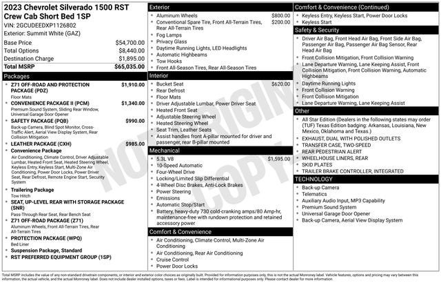 2023 Chevrolet Silverado 1500 RST