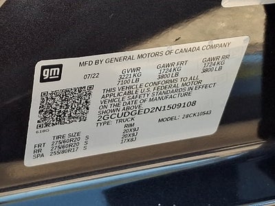 2022 Chevrolet Silverado 1500 LTZ