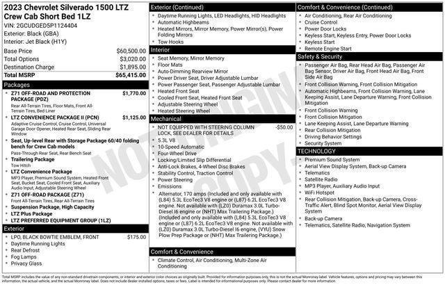2023 Chevrolet Silverado 1500 LTZ
