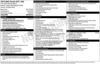 2015 GMC Terrain SLT