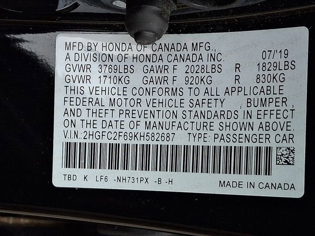 2019 Honda Civic LX