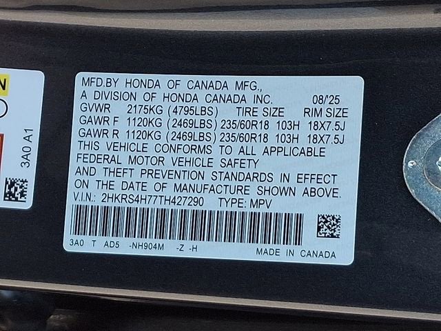 2026 Honda CR-V EX-L AWD