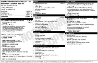 2026 Chevrolet Silverado 1500 LT Trail Boss