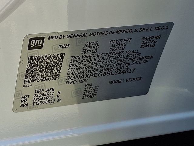 2025 Chevrolet Equinox LT