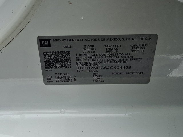 2018 GMC Sierra 1500 SLT