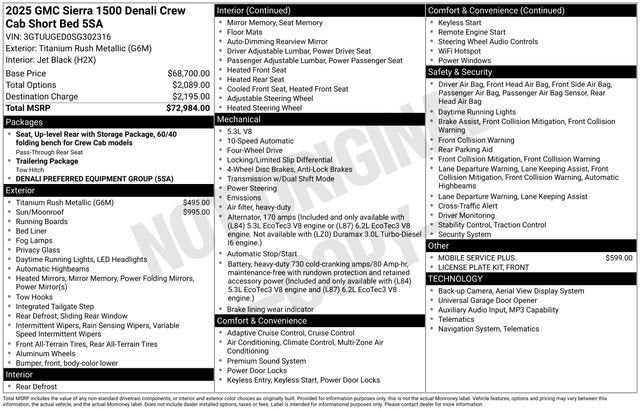 2025 GMC Sierra 1500 Denali