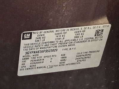 2015 Cadillac SRX Base