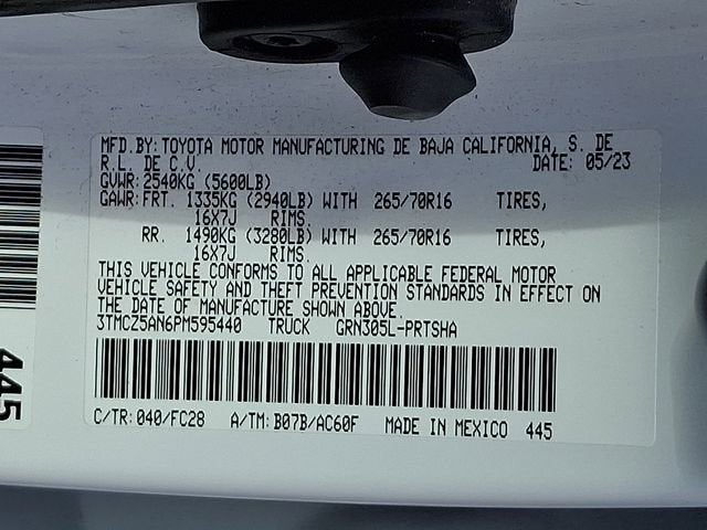 2023 Toyota Tacoma Trail Edition