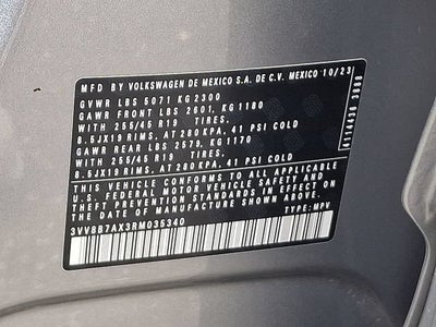 2024 Volkswagen Tiguan 2.0T SE R-Line Black