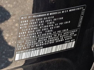 2022 Volkswagen Tiguan 2.0T SE R-Line Black