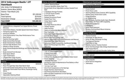 2014 Volkswagen Beetle 1.8T