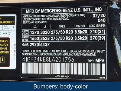 2020 Mercedes-Benz GLE 350 4MATIC®