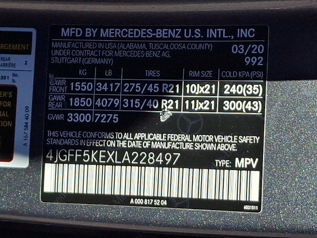 2020 Mercedes-Benz GLS 450 4MATIC®