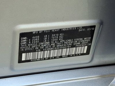 2013 Subaru Legacy 2.5i Premium