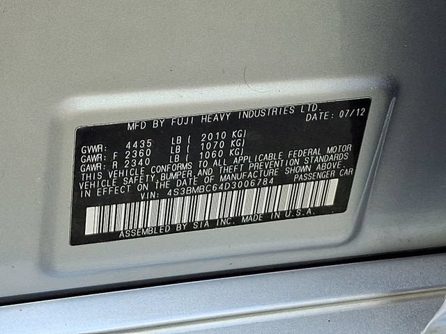 2013 Subaru Legacy 2.5i Premium