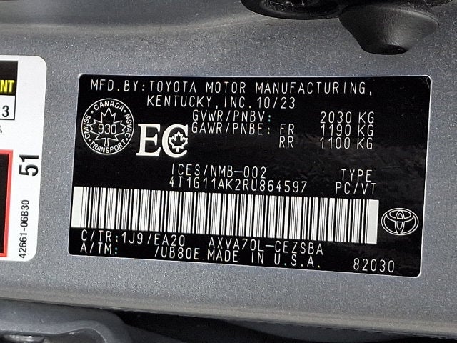 2024 Toyota Camry SE