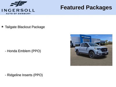 2025 Honda Ridgeline Black Edition