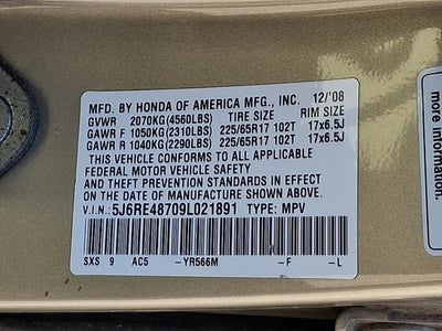 2009 Honda CR-V EX-L