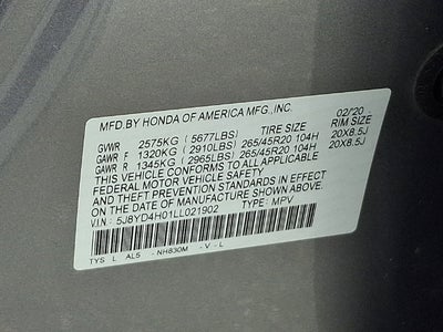 2020 Acura MDX Technology & A-SPEC Packages