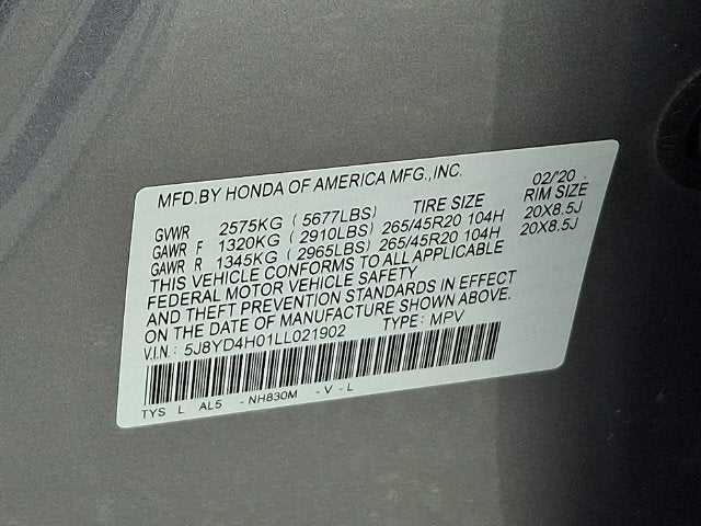 2020 Acura MDX Technology & A-SPEC Packages