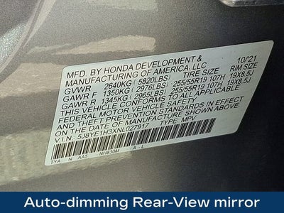 2022 Acura MDX Standard