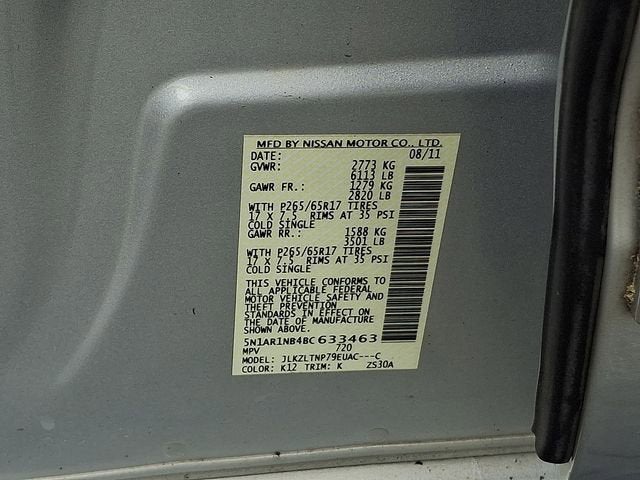 2011 Nissan Pathfinder SV