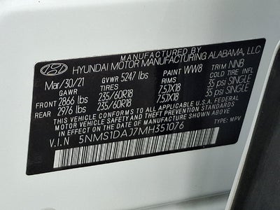 2021 Hyundai Santa Fe SE