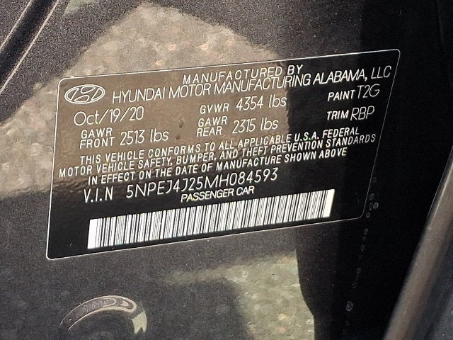 2021 Hyundai Sonata SEL Plus