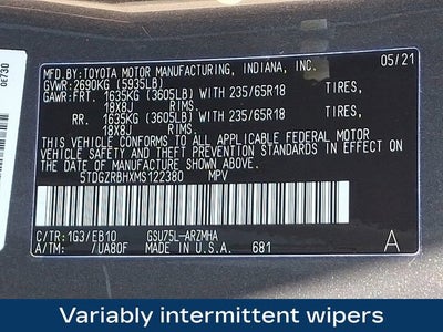 2021 Toyota Highlander XLE