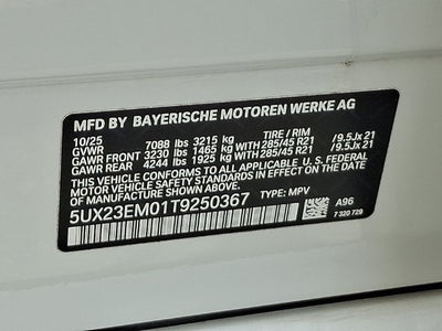 2026 BMW X7 xDrive40i