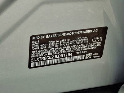 2018 BMW X3 xDrive30i