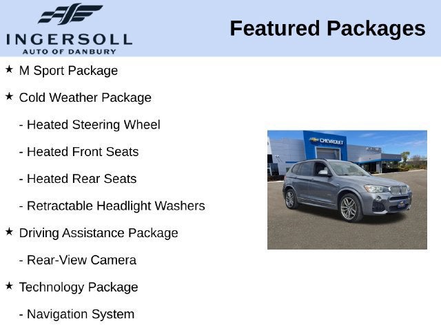 2017 BMW X3 xDrive35i