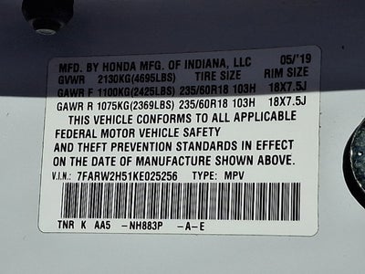 2019 Honda CR-V EX