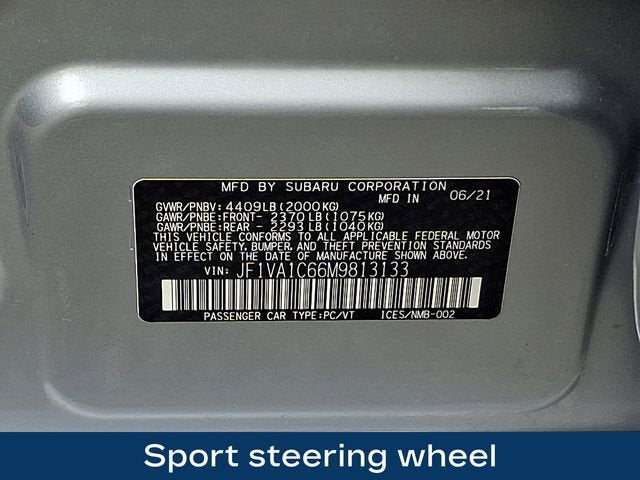 2021 Subaru WRX Premium