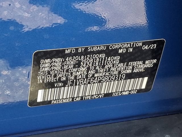 2023 Subaru WRX Premium