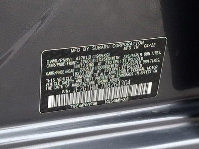 2022 Subaru Crosstrek Limited