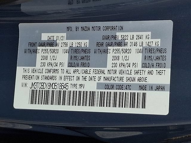 2021 Mazda Mazda CX-9 Carbon Edition