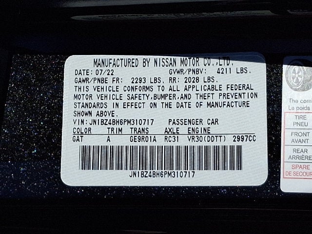 2023 Nissan Z Performance Auto