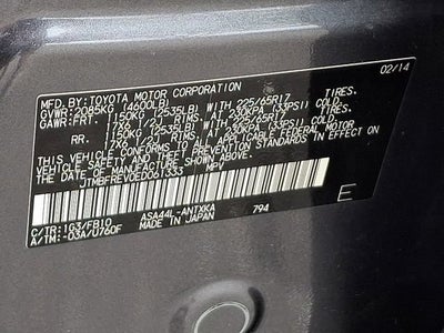 2014 Toyota RAV4 LE